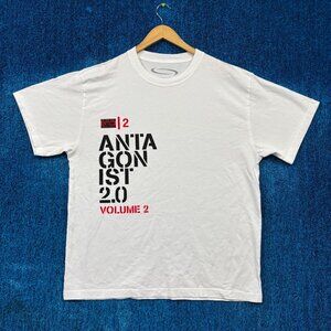 Antagonist Volume 2 Playboy Carti Rap white T-Shirt Size Large